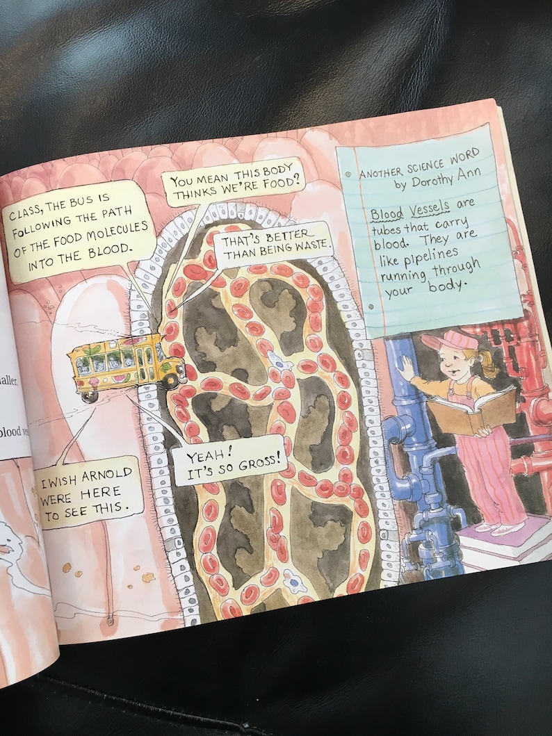 The Magic School Bus Inside the Human Body Joanna Cole Etsy