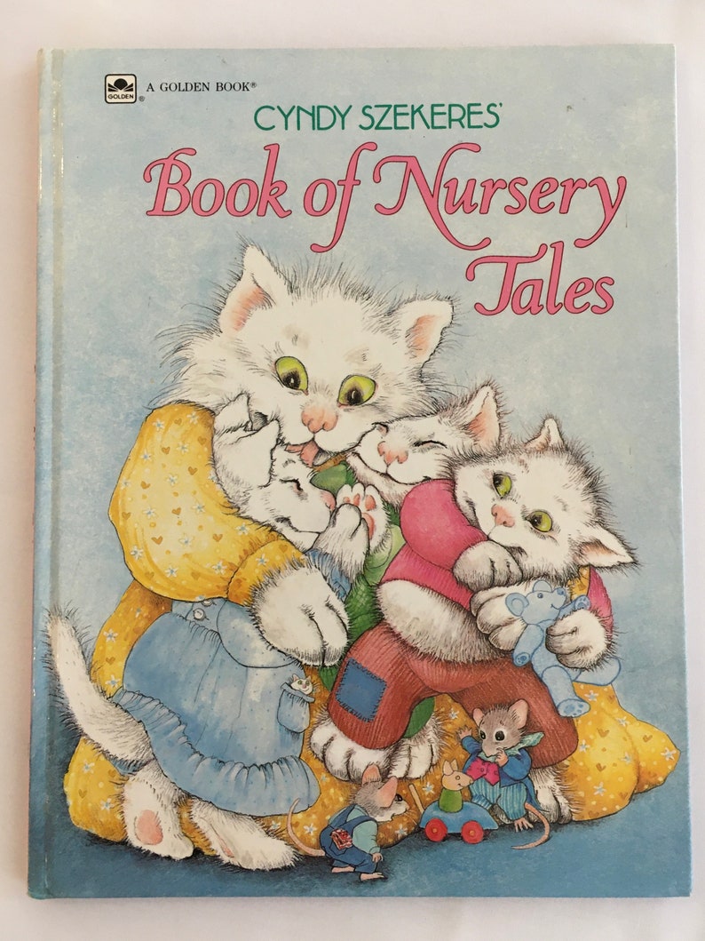 Book of Nursery Tales, Childrens Book, by Cyndy Szekeres, Vintage 1987, Hardcover Book, Nice Illustrations image 1