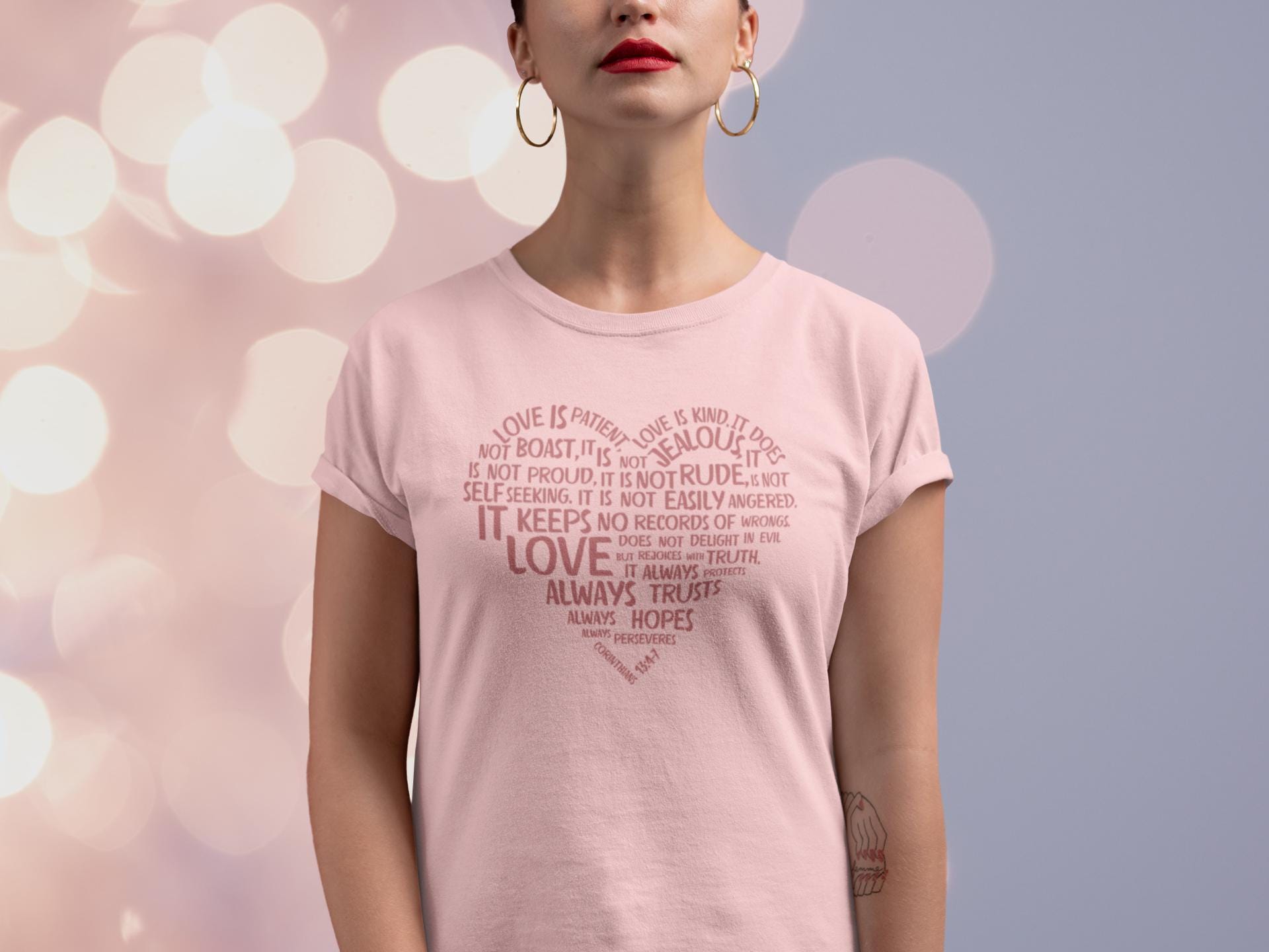 Love is patient t shirt hot sale