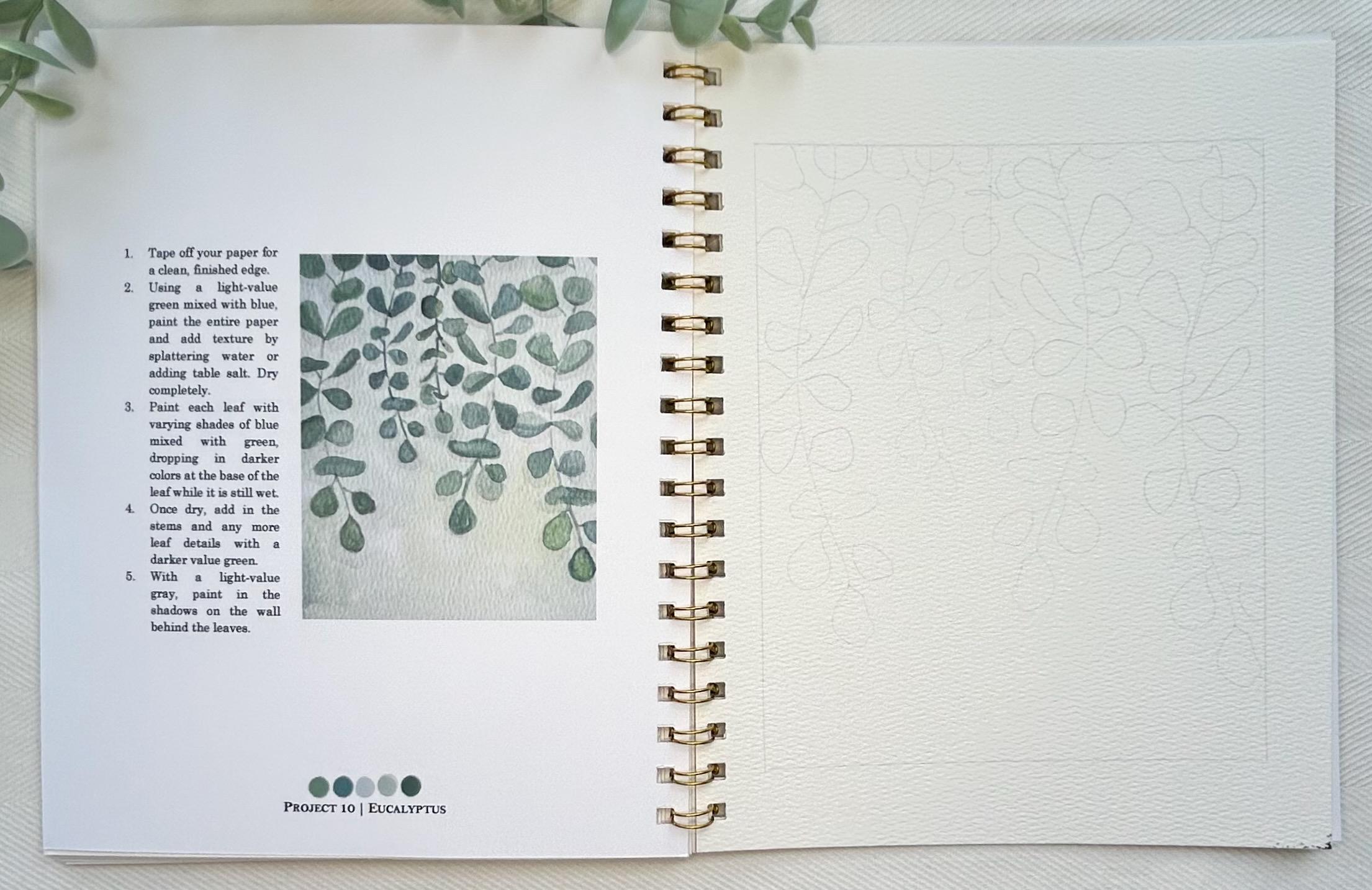 Garden Watercolor Workbook