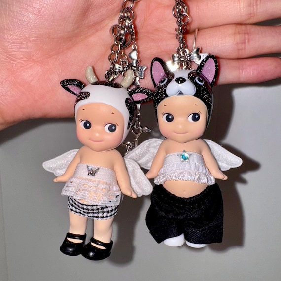 カスタム ソニーエンジェル グリッターキーホルダー - Etsy 日本