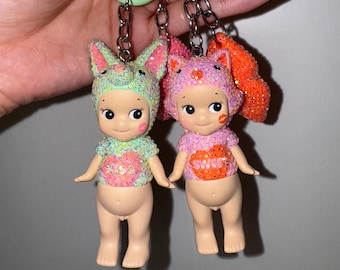 Sonny Angel Kiss Kiss Bedazzled Keychains