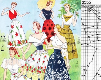 NEW! PDFs of vintage 50s pattern drafting system - instant download - Summer 1952 Volume 2