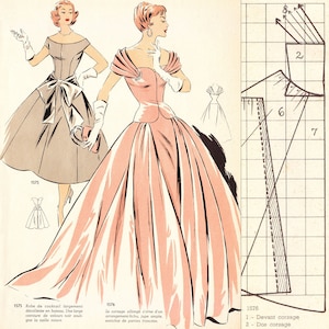 PDFs of vintage pattern drafting system - Winter 1956 - instant download