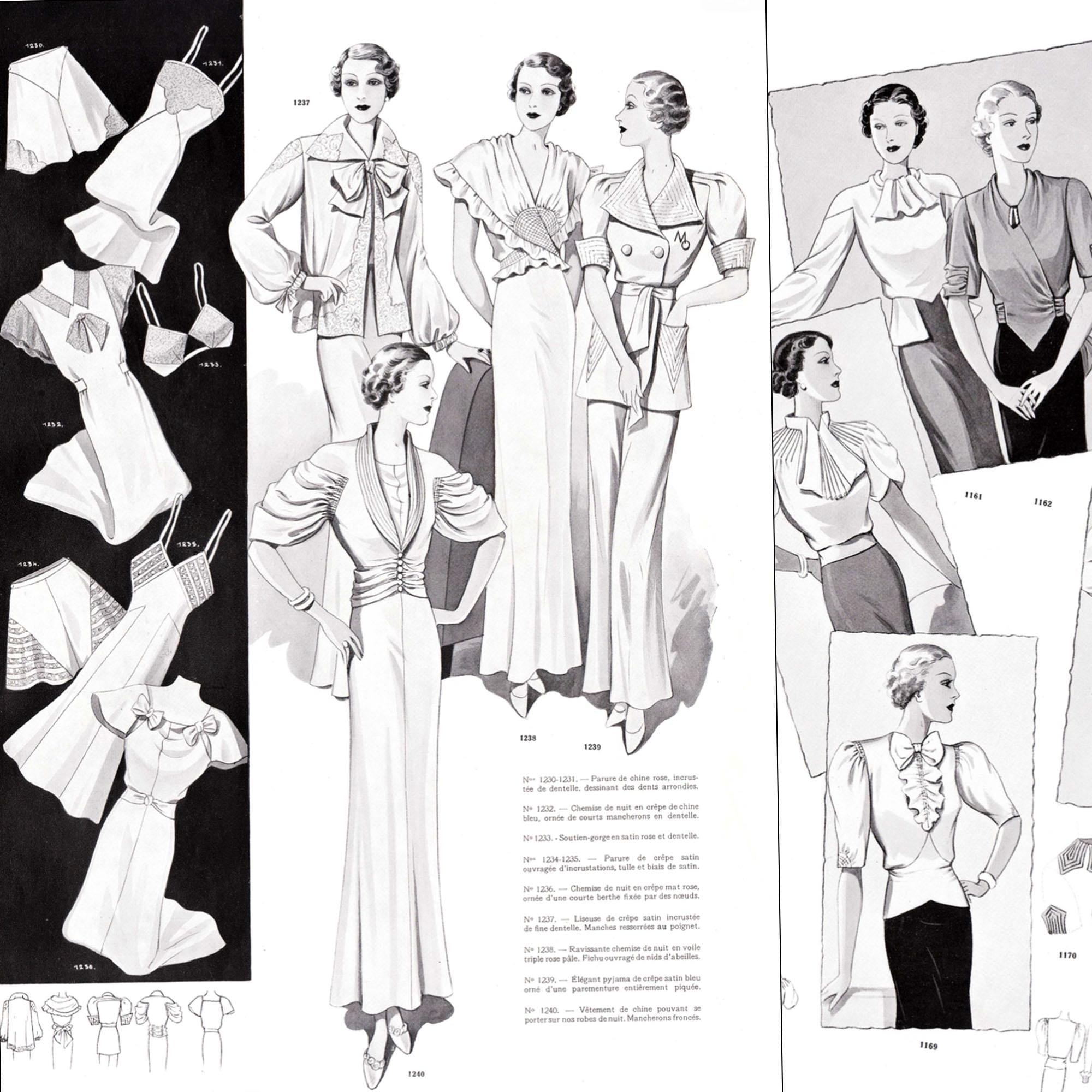 Vintage 1930s Fashion Catalog • 
