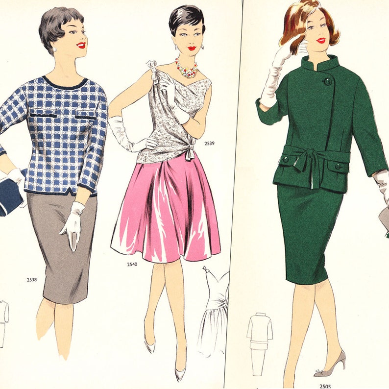 Pdfs of Vintage 60s Sewing Pattern System 60 Pages Winter - Etsy UK