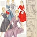 PDFs of vintage 50s pattern drafting system - instant download - Winter 1957 