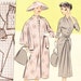 PDFs of vintage 50s sewing pattern system - Summer 1957 - instant download 