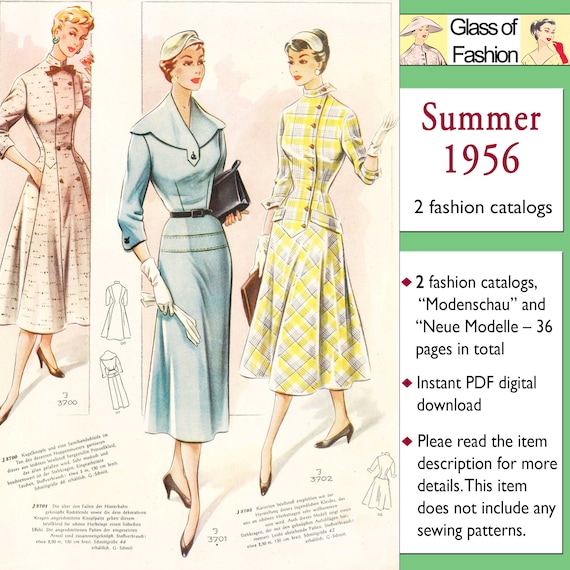 50 年代のファッション カタログの PDF - 「Neue Modelle」1956