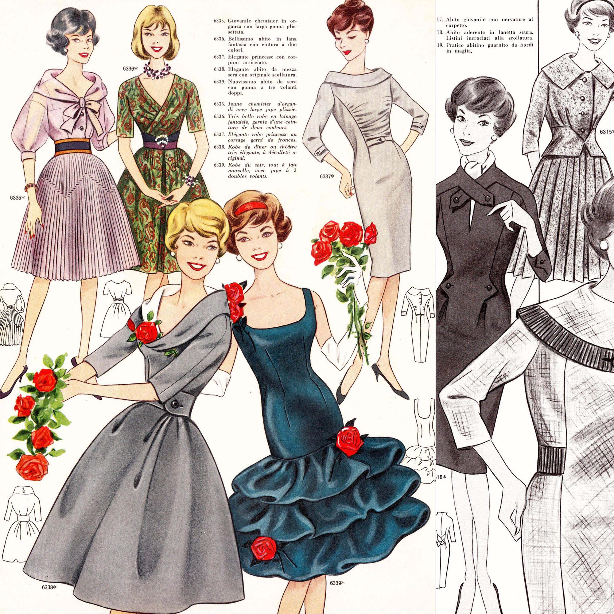 60s Sewing Pattern Drafting System • Winter 1960 • 86 Vintage Outfits ...