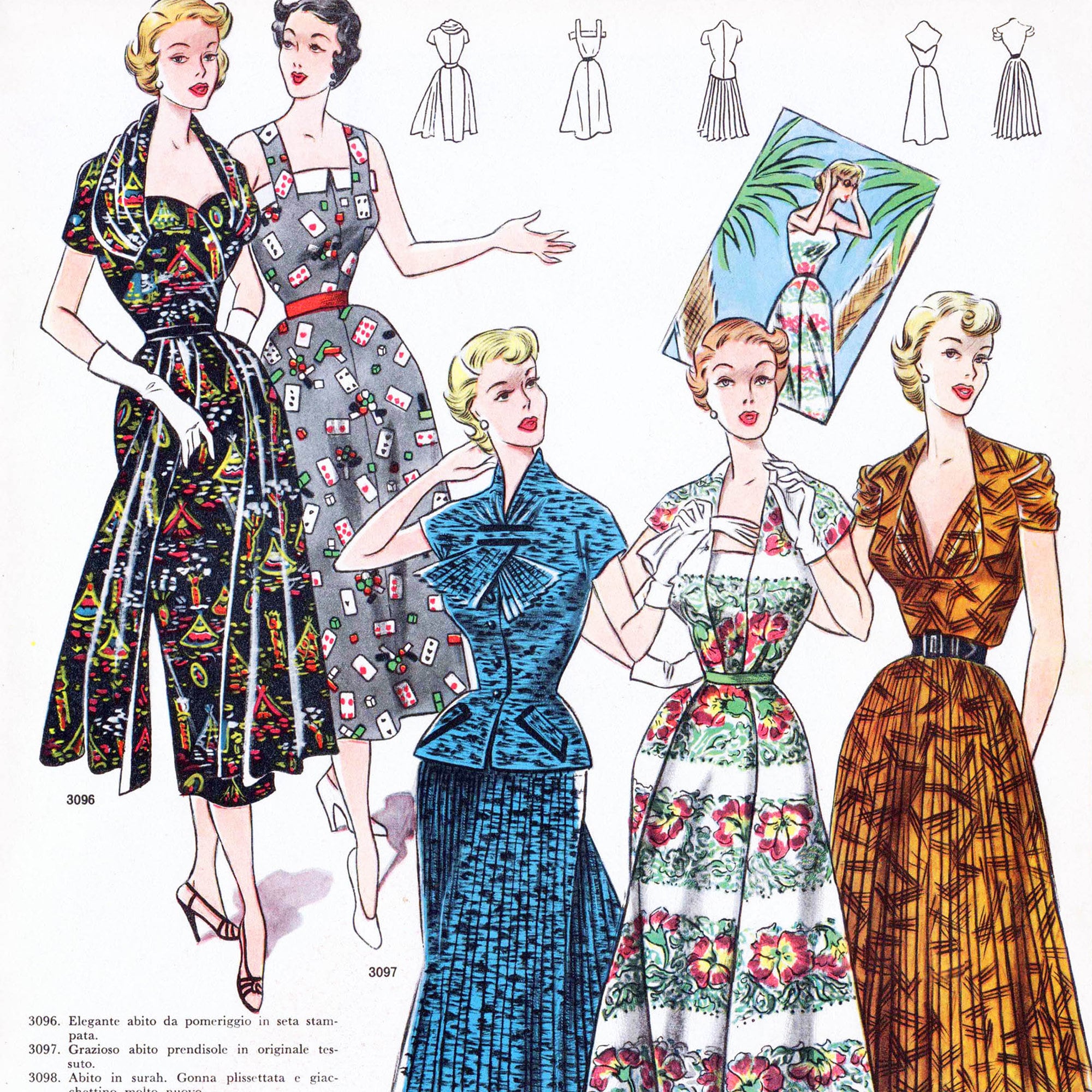 Vintage 50s Sewing Pattern System • Summer 1953 • PDF Instant Download ...