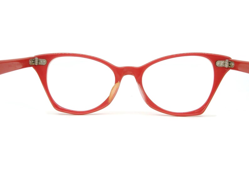 Vintage 50s Red B&L Ray Ban Cat Eye Glasses Sunglasses Eyewear Frames image 4