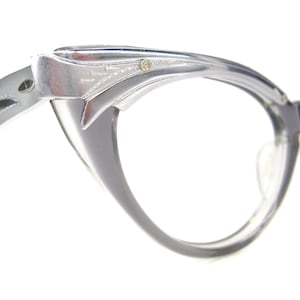 Vintage 50s Decorative Cat Eye Glasses Eyeglasses or Sunglasses  Frame Large