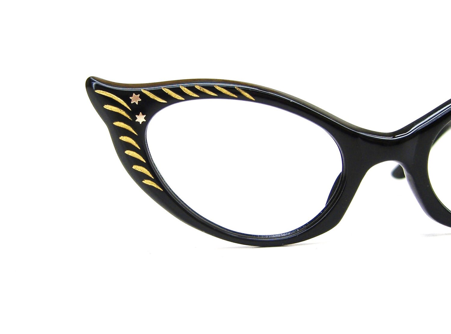 Vintage 50s French Cat Eye Eyeglasses or Sunglasses Frame Vintage 50s French Cat Eye Eyeglasses or Sunglasses Frame