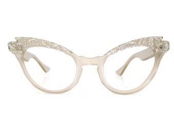 Vintage 50s Cat Eye Glasses  Eyeglasses or Sunglasses Frame Lumar 720