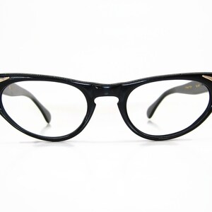 Vintage 60s Italian Cat Eye Glasses Eyeglasses Sunglasses Beautiful Decorative Riviera Frame