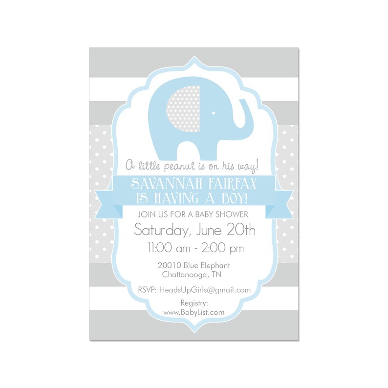 Personalized Baby Shower Invitations and Envelopes with Etsy