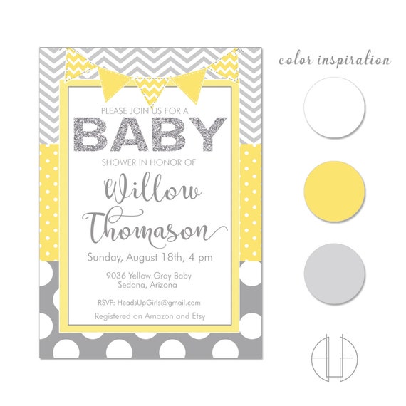 Personalized Baby Shower Invitations And Envelopes Oh Baby In Etsy