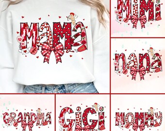 Valentine Mama Coquette Png, Valentine Heart Png, Mama Valentine Png, Valentines Png, Valentines Day Png, Valentine Png Bundle, Mama Png