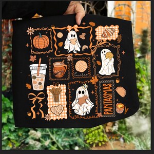 Spooky Conchas Ghost PNG, Cute Pantasmas Halloween Clipart, Pantasmas png, Mexican Pan Dulce Ghost, Spanish Halloween Digital Download