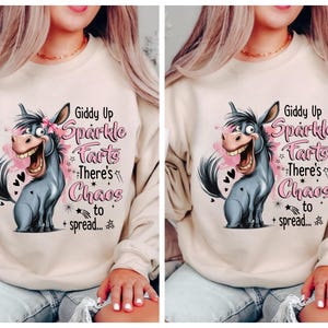 Bundle Giddy Up Sparkle Farts PNG, Crazy Horse Sublimation PNG, Divertente detto sul cavallo, Caos, Compleanno, Adulto, Tazza a sublimazione, Bicchieri, Asciugamano