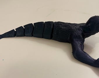 Ningen Sea Creature - Flexible 3D Printed Sea Creature Fidget Toy - Ningen from The Deep Blue Sea