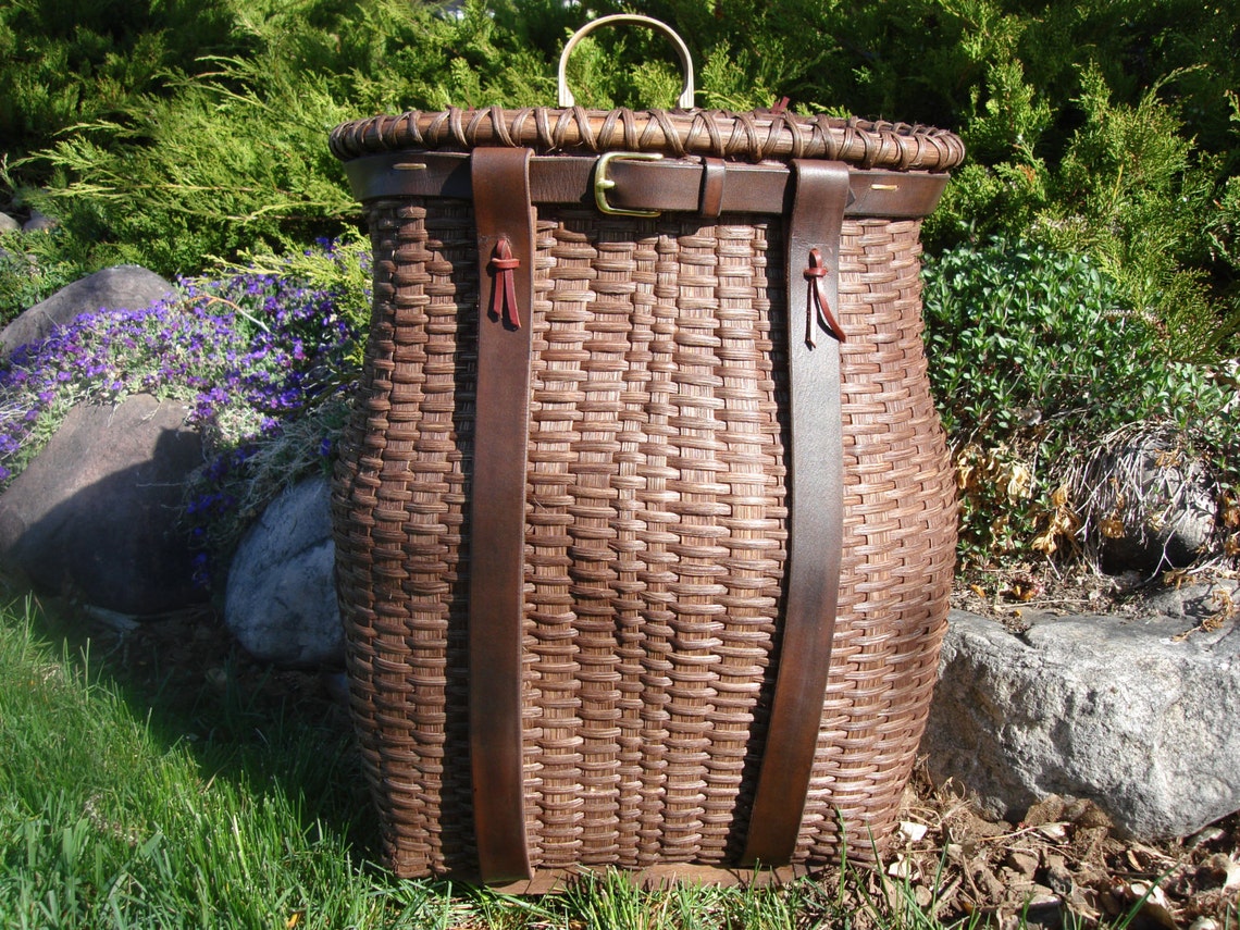 Handmade Adirondack Trapper Pack Basket Etsy