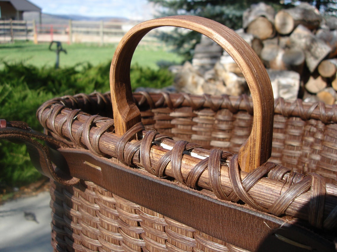 Handmade Adirondack Trapper Pack Basket Etsy