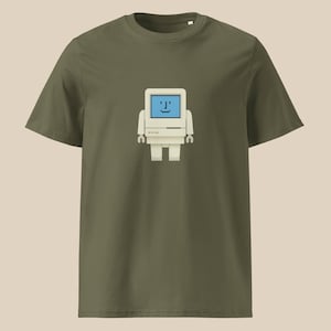 Mac Classic Character Organic Cotton Unisex T-shirt