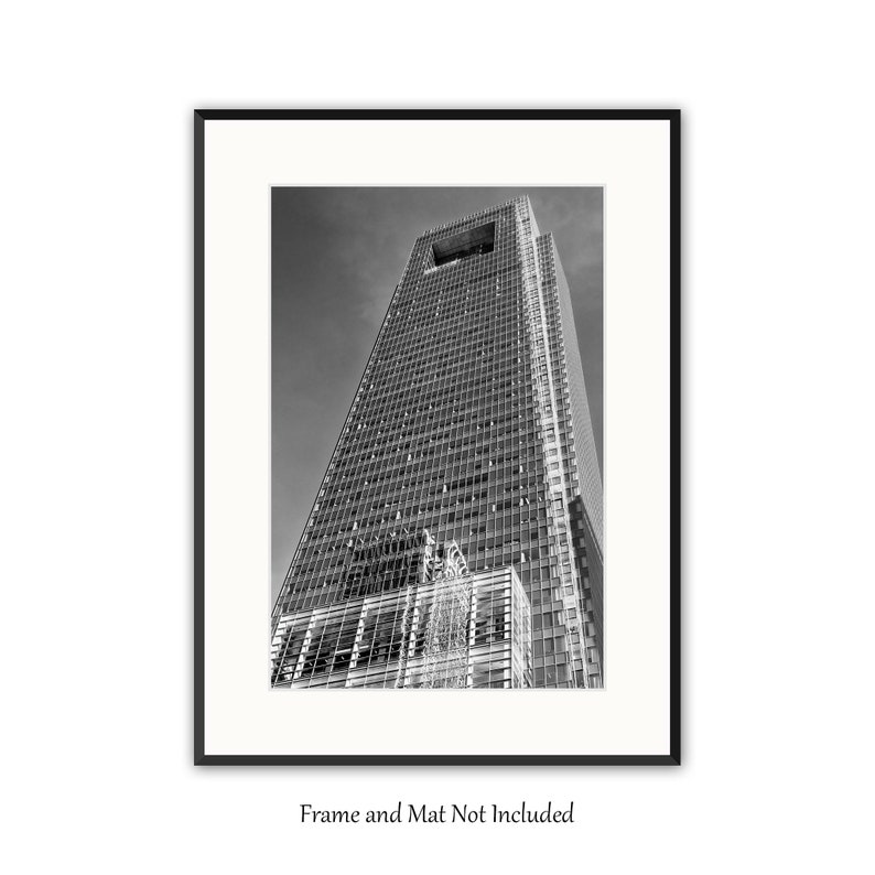 Philadelphia photography traditional chromogenic print on silver halide paper center city Comcast Tower skyscraper glass reflection