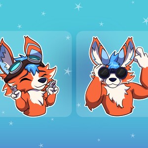 Custom Drawing Furry Character, Furry Stickers, Furry Digital Stickers, Fursona, Anthro, Furry Telegram Stickers, Furry Discord Stickers, Custom Furry Stickers, Furry Commission, furry art,  furry emotes digital stickers fursona, Furry Emotes