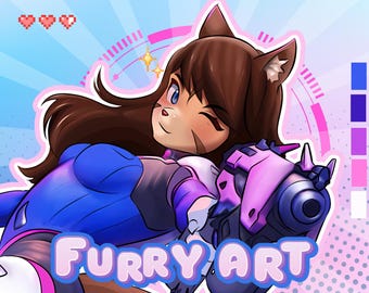 Comisión de arte furry, Fursona personalizada, Avatar furry, Icono furry, PFP furry, Cabeza peluda, Furry, Antro, Arte furry, Ciberpunk