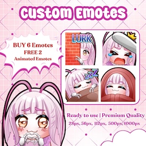 Aangepaste twitch-emoties | Geanimeerde emotes | Twitch-emote voor streamer | Aangepaste GIF-emoties | Stickeremote | Twitch, YouTube, Discord-emotes
