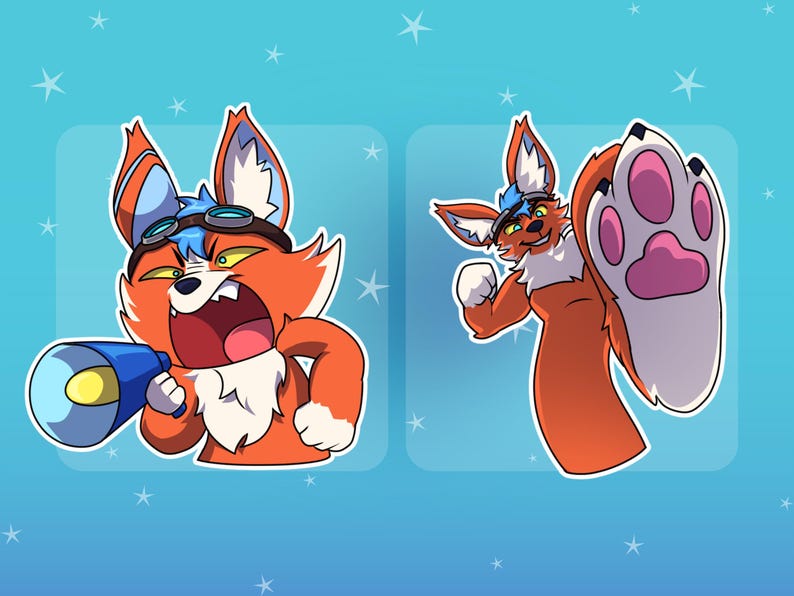 Custom Drawing Furry Character, Furry Stickers, Furry Digital Stickers, Fursona, Anthro, Furry Telegram Stickers, Furry Discord Stickers, Custom Furry Stickers, Furry Commission, furry art,  furry emotes digital stickers fursona, Furry Emotes