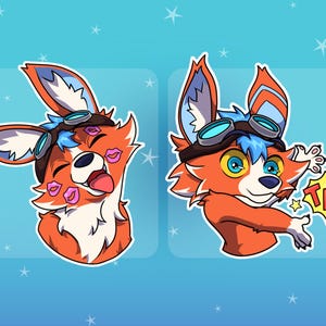 Custom Drawing Furry Character, Furry Stickers, Furry Digital Stickers, Fursona, Anthro, Furry Telegram Stickers, Furry Discord Stickers, Custom Furry Stickers, Furry Commission, furry art,  furry emotes digital stickers fursona, Furry Emotes
