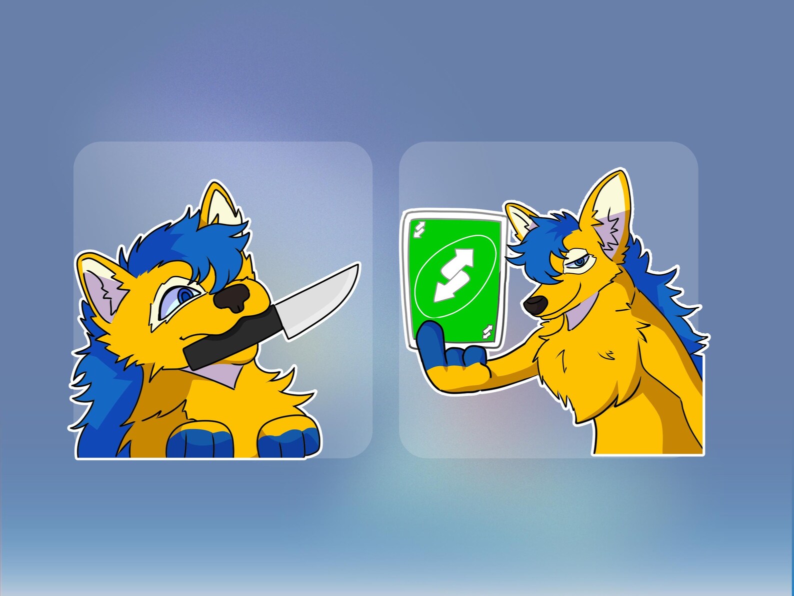 Telegram Emotes Telegram Stickers - Custom Telegram Digital Sticker, Furry Emotes ...