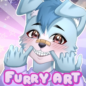 Custom Furry Commission, Furry Art, Anthro, Furry Avatar, Furry PFP, Furry Base, Fursona, Furry, Cyberpunk, Furry Head