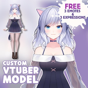 Aangepast live2d Vtuber-model | Commercieel gebruik | Vtuber Anime Character Design | Live2d-modelcommissie | Pngknol | Animekunstcommissie