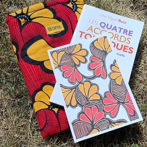 Pochette à livre en wax