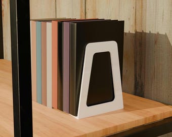 Buchstützen, paarweise, modernes minimalistisches Design, in vielen Farben erhältlich, 3D-gedruckt