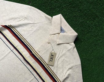 70s Vintage Joel California Golf Polo Shirt Throwback Mens M