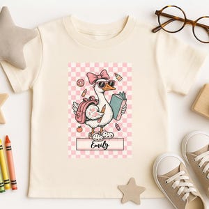 Silly Goose On The Loose Toddler Shirt - Funny Silly Goose Kids Shirt - Funny Goose Kids Shirt - Natural Toddler Shirt, Kids Tee