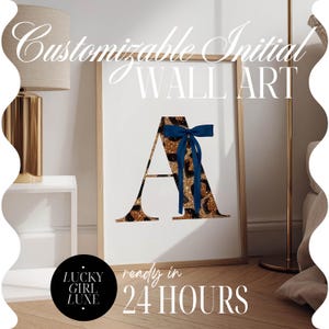 gepersonaliseerde initiaal aangepaste muurkunst universiteitsappartement decor, luipaardprint kunst aan de muur trendy slaapzaalinrichting, gepersonaliseerd cadeau voor dochter