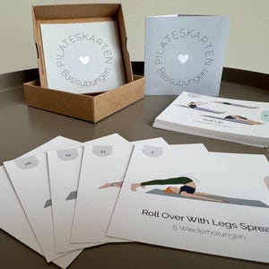 Cartes Pilates – créez votre entraînement individuel sur tapis