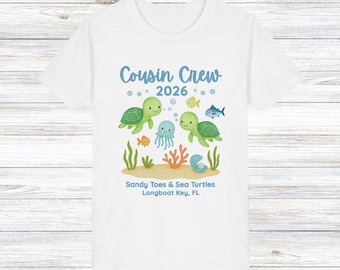 Cousin Crew 2026 Sea Turtle Shirts