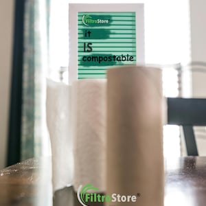 n. 4 rotoli di puro cotone idrofilo 100% compostabile