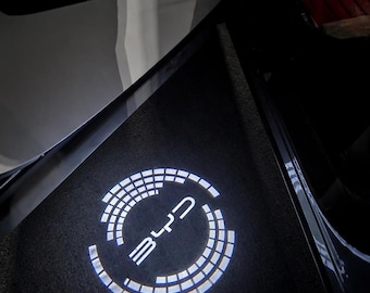 Proyectores de logotipos LED BYD para puertas - Ultra HD, sin decoloración, 3 años de garantía - 2 unidades