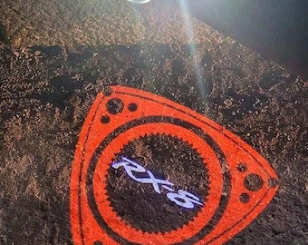 Proyector de luz LED para puerta del Mazda RX-8: logotipo sin decoloración, fácil instalación (kit de 2 piezas)