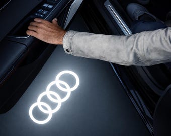 Audi Door Light Projectors, Puddle Lights, Ultra HD No Fade,  LED Welcome Lights 2PCS