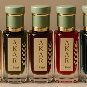 The Woody Scents Collection – Luxury Perfume Set (5 x 12ml) | Sandalwood, Amber, Oud, Rose Oud | Unisex Gift | Woody Perfume Set